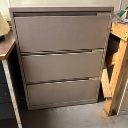 Heavy Three-Drawer Filing Cabinet (Basement)