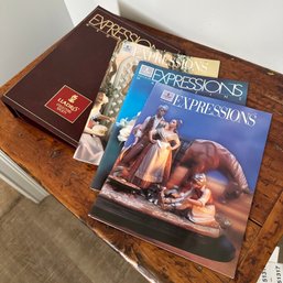 Lladro Collector's Society Expressions Magazines With Binder (HW)
