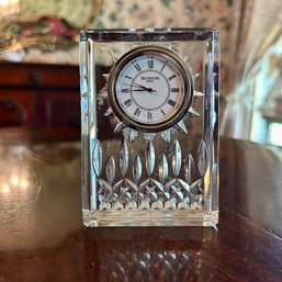 Vintage Waterford Crystal Desk Clock (DR)