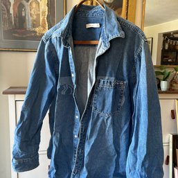 Ladies XXL COACH Denim Button Up Shirt (OA)