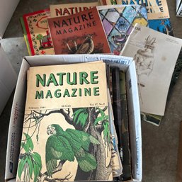 Box Of Vintage Nature Magazine, Saturday Review, Arizona Highways & More (OA)