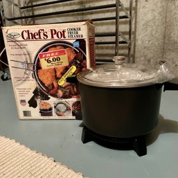 Chef's Pot Cooker Fryer Steamer (Bsmt)