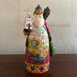 Jim Shore Heartwood Creek 'God's Blessings Are Forever' Santa Figure (MB)