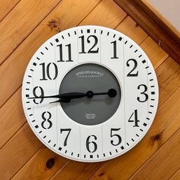 Oversized Wall Clock - Resin & Metal (DR)