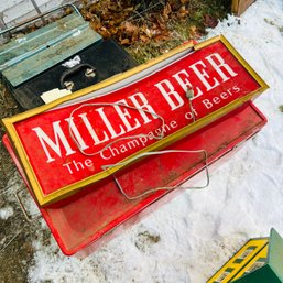 Miller Beer Lighted Sign - As Is (Barn)