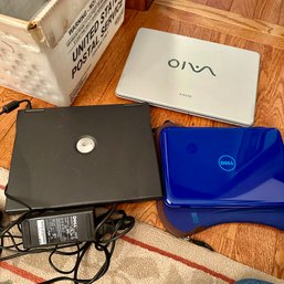 Trio Of Laptops - DELL & Sony VAIO - Untested (DR)