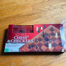 Travel Chess & Checkers Game Board (Spare Room)