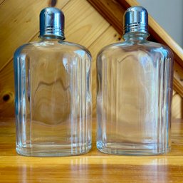 Pair Of Glass Flasks (DR)