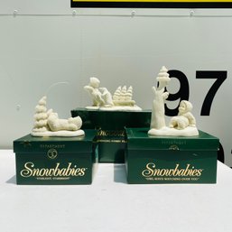 Department 56 Snowbabies - 'Starlight, Starbright', 'Owl-Ways Watching Over You', & 'Bringing Starry Pines'