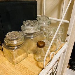 Assorted Lidded Jars Lot (Kitchen)