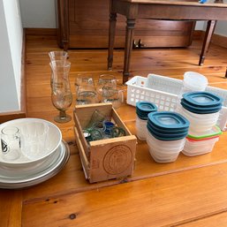 Assorted Kitchen Goods And Barware (DR)