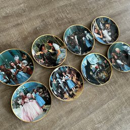 Set Of 8 Vintage The Wizard Of Oz Commemorative Plates, The Hamilton Collection (HW)