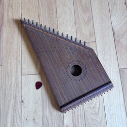 Antique Style Wooden Zither Instrument  (LR)