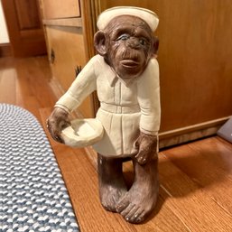 Monkey Chimpanzee Nurse 13' Coin Bank (Upstairs)