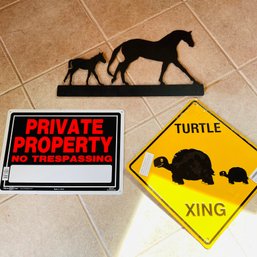 Assorted Outdoor Warning Signage (Entry)