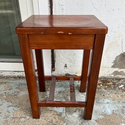 Wood Counter Height Stool (LL)