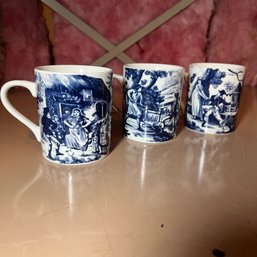 Andrea By Sadek Williamsburg Mugs - Set Of 3 (attic)