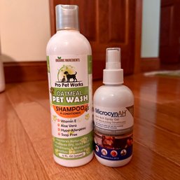 Pet Shampoo & MicrocynAH Pet Anti-Itch Spray (Upstairs)