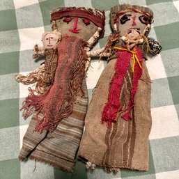 Pair Of Handmade Native American Dolls (Upstairs)