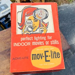 Vintage Mov-E-Lite Camera Light