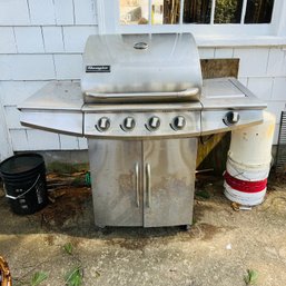 Charmglow Grill With Cover And Copper Grill Mats (Outside)