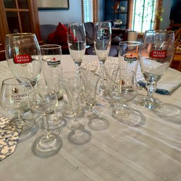 Assorted Clear Glass Drinkware (HW4)