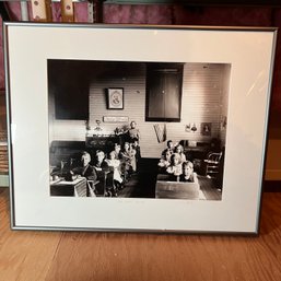 Framed Photo Reprint Of Old Schoolhouse (Attic)