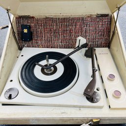 Vintage Zenith Record Player In Case