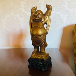 Small Celebrating Gold Buddha Statue (LR)