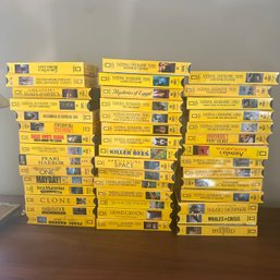 Large Lot Of NATIONAL GEOGRAPHIC VHS Tapes - Many Unopened (Attic 3)