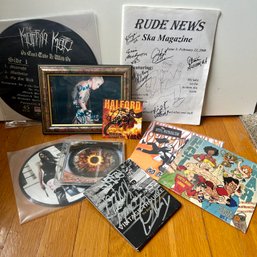 Collection Of Autographed PUNK ROCK & SKA Items