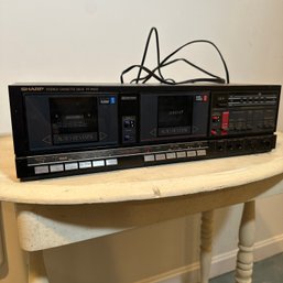 Sharp Stereo Cassette Deck Model No. RT-W800(BK) (Bsmt)