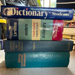 Dictionary Lot: Including French & German Dictionaries (IS)