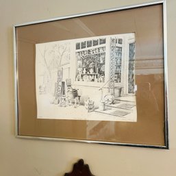 Pencil Signed And Numbered Karin Reimes Print 'Essex Antique Shop' (DR)