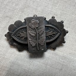 Antique Mourning Death Brooch (Tote)