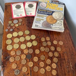 Large Lot Of Assorted Coins And Tokens (HW)