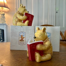 Pair Of Winnie The Pooh Ceramic Coin Banks (Kitch)