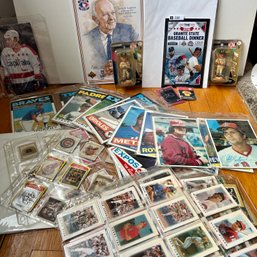 Huge Collection Of Vintage Baseball Cards, Large & Small Format, Autographed Baseball Memorabilia