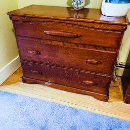 Vintage Solid Wood Union Made Three-drawer Dresser