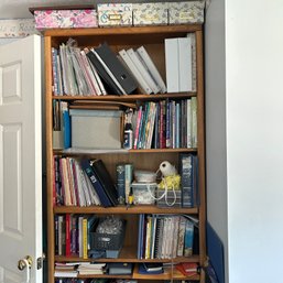 Bookcase Of Sewing Books, Etc, Bookcase Included