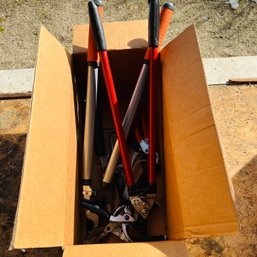 Assortment Of Hedge Trimmers And Garden Shears (Barn)