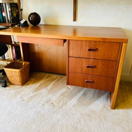 Vintage MCM Wood Desk From Denmark (upstairs Bedroom)