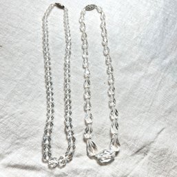 Pair Of Vintage Crystal Necklaces (Tote)