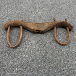 Antique Wood Double Oxen Yoke (Garage)