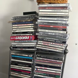 CD Lot With Tower, Plus Two Bins Of CDS (LR)