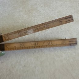 Vintage STANLEY Fold Out Measuring Stick (DR)