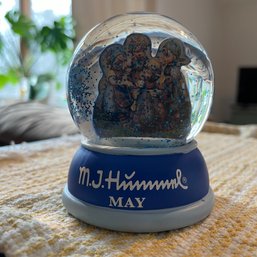M.J. Hummel Month Of May Snow Globe