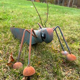 Metal Bug Sculpture (Shed)