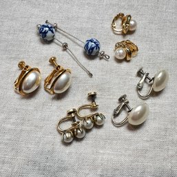 Vintage Earrings: Napier, Marvella And Others (Tote)