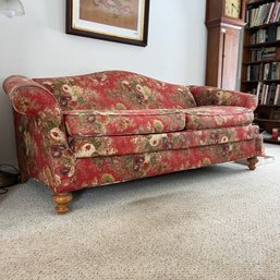 Shabby Chic Red Floral Sofa (LR)